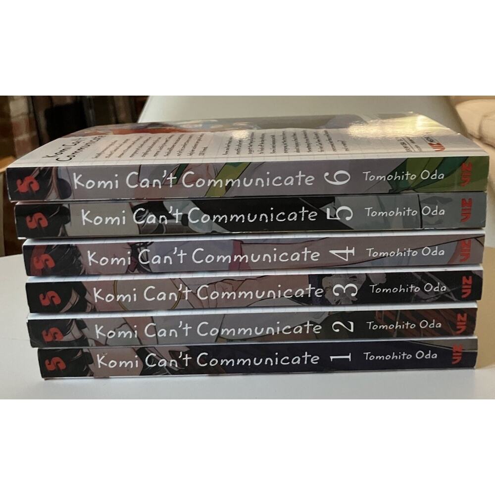 Komi Can’t Communicate Volumes 1-6 Manga Graphic Novels English